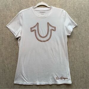 Women's True Religion Logo Cotton Tshirt XL